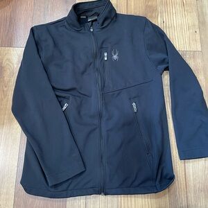 Boys Black Spyder Jacket